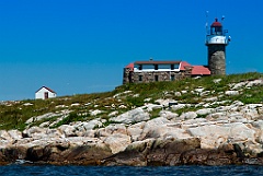 Matinicus Rock Lighthouse Made of Stone in Maine